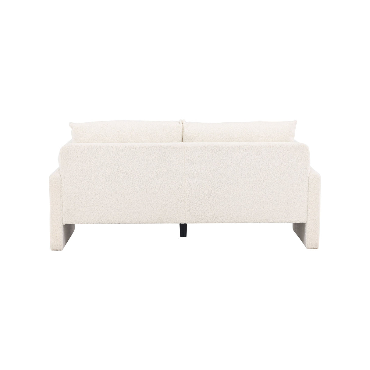 Vindel 2-Sitzer Sofa - Weißer Teddy - ZEN ZONE Furniture