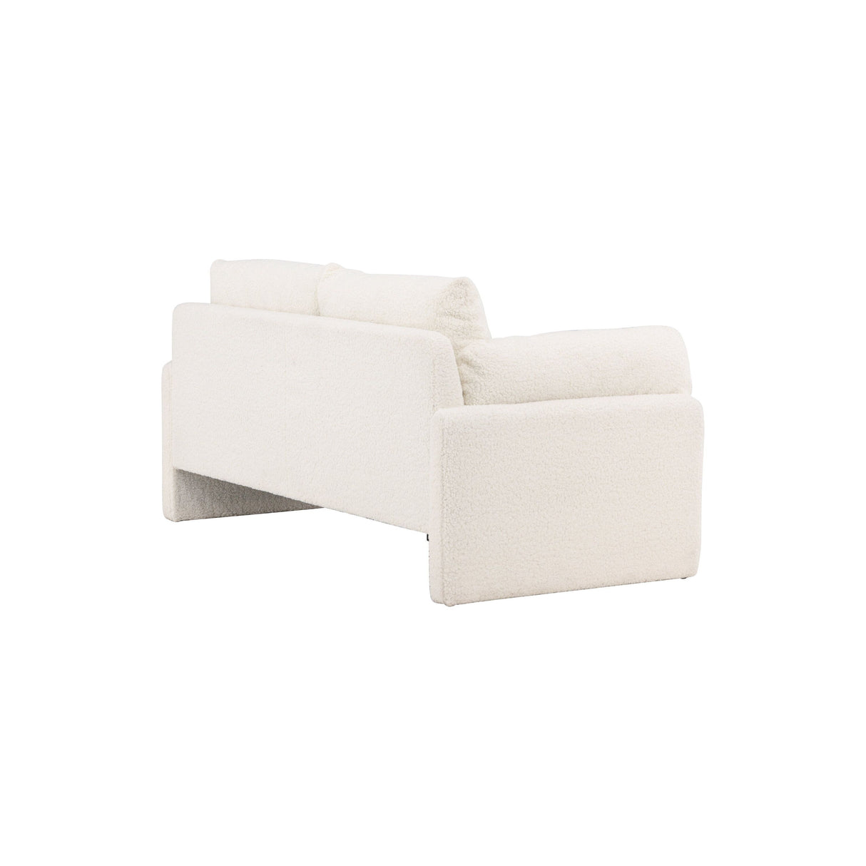 Vindel 2-Sitzer Sofa - Weißer Teddy - ZEN ZONE Furniture