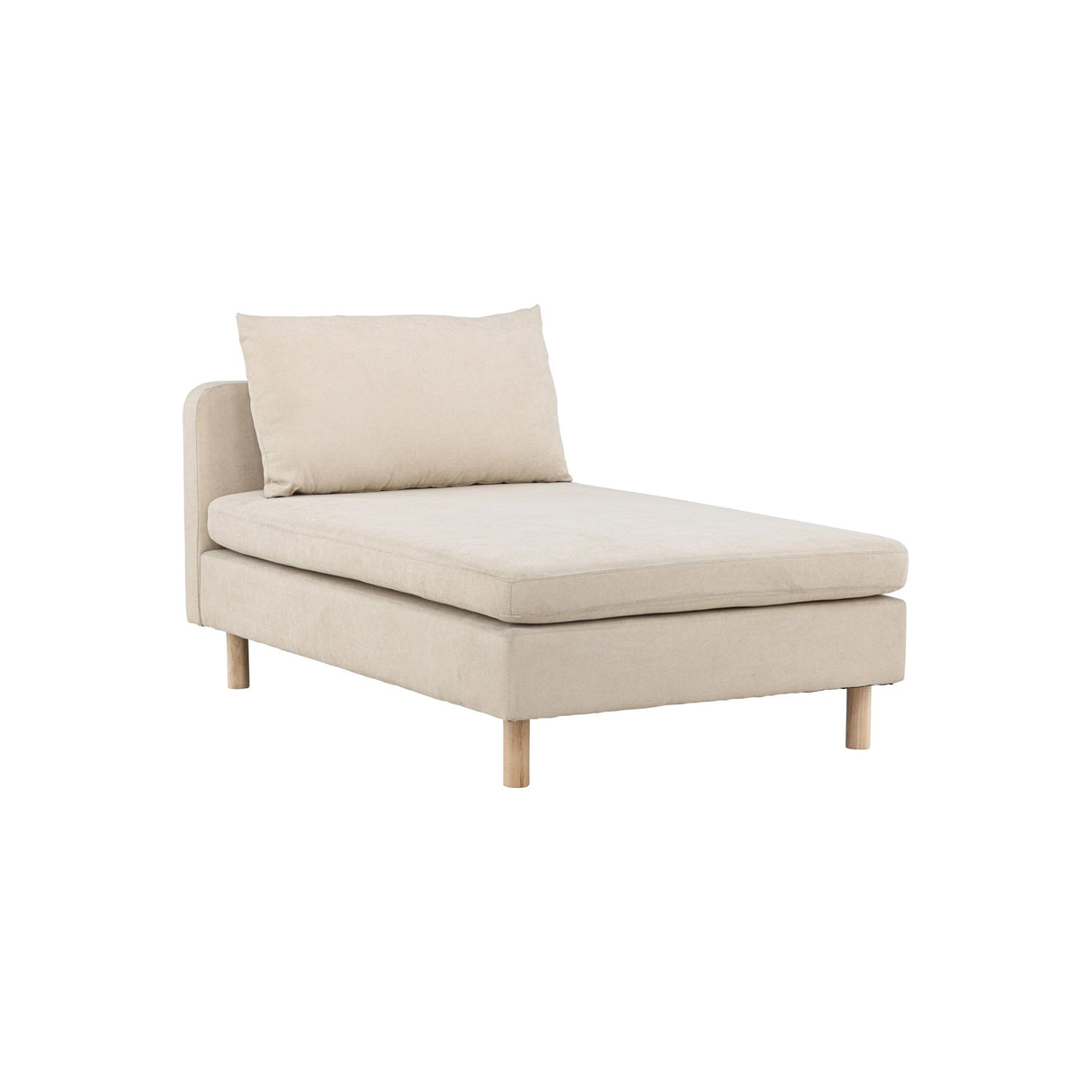 Zero Daybed - Woodlook Beige Fabric - ZEN ZONE Furniture