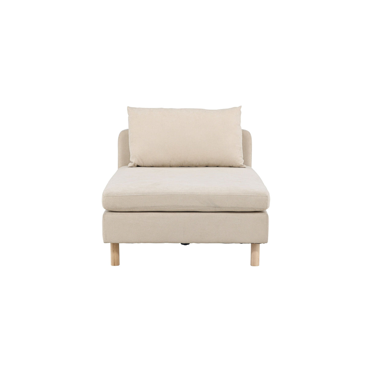 Zero Daybed - Woodlook Beige Fabric - ZEN ZONE Furniture