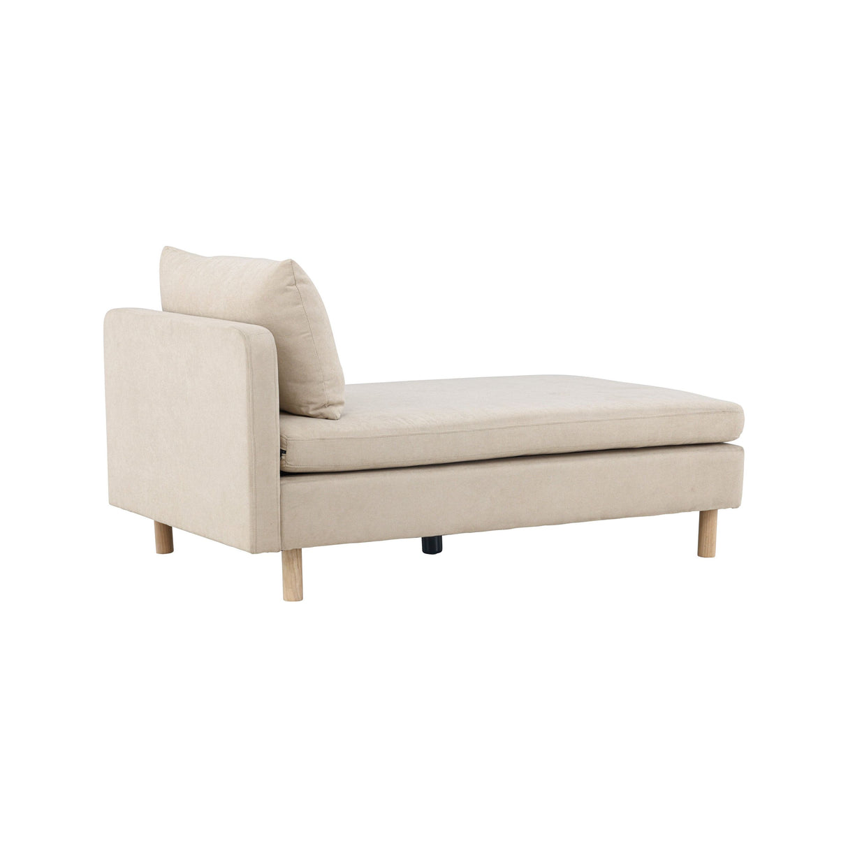 Zero Daybed - Woodlook Beige Fabric - ZEN ZONE Furniture