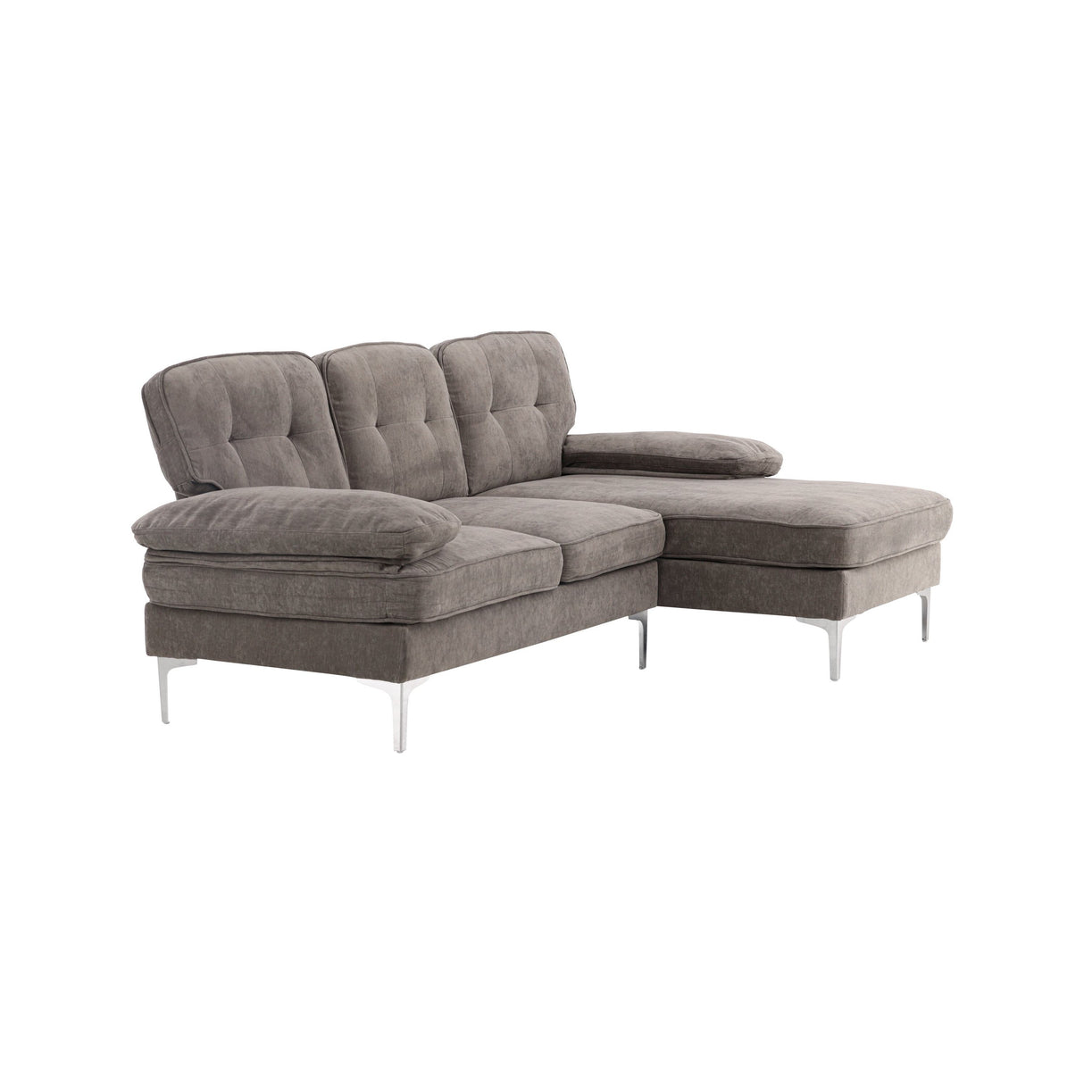 Remis 3-Sitzer Sofa - Hellgrauer Stoff - ZEN ZONE Furniture