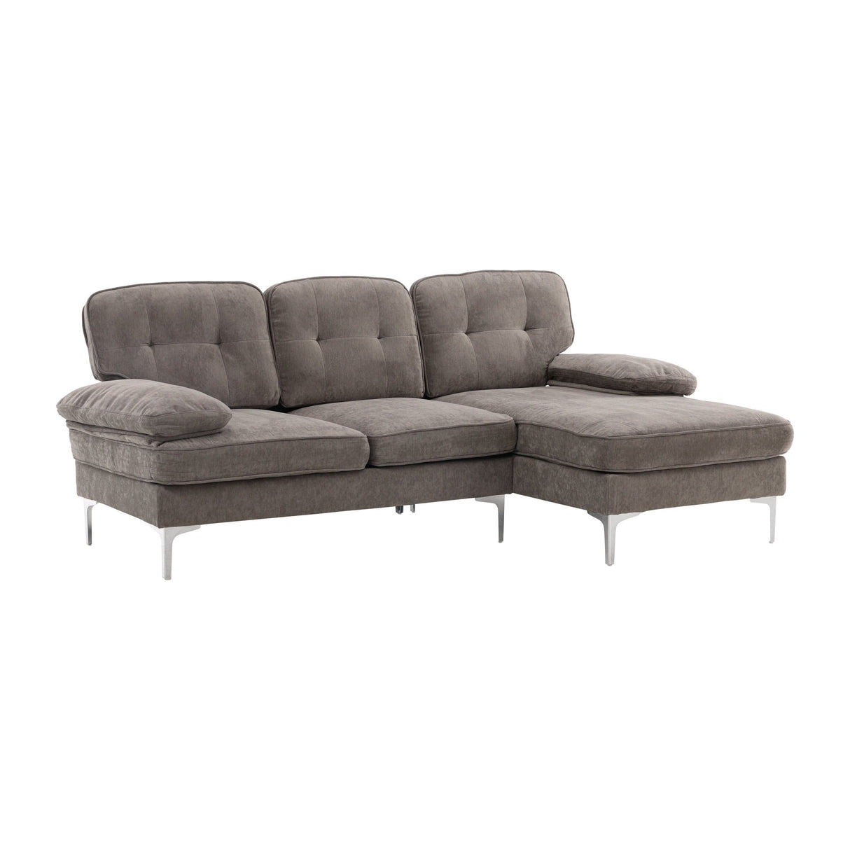 Remis 3-Sitzer Sofa - Hellgrauer Stoff - ZEN ZONE Furniture