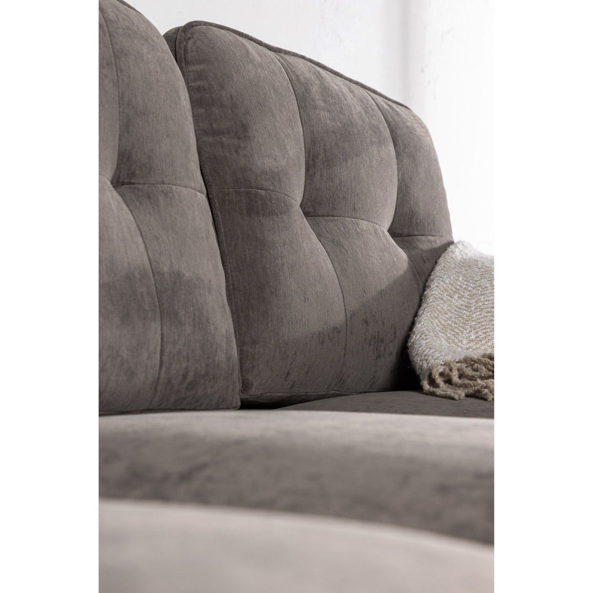 Remis 3-Sitzer Sofa - Hellgrauer Stoff - ZEN ZONE Furniture