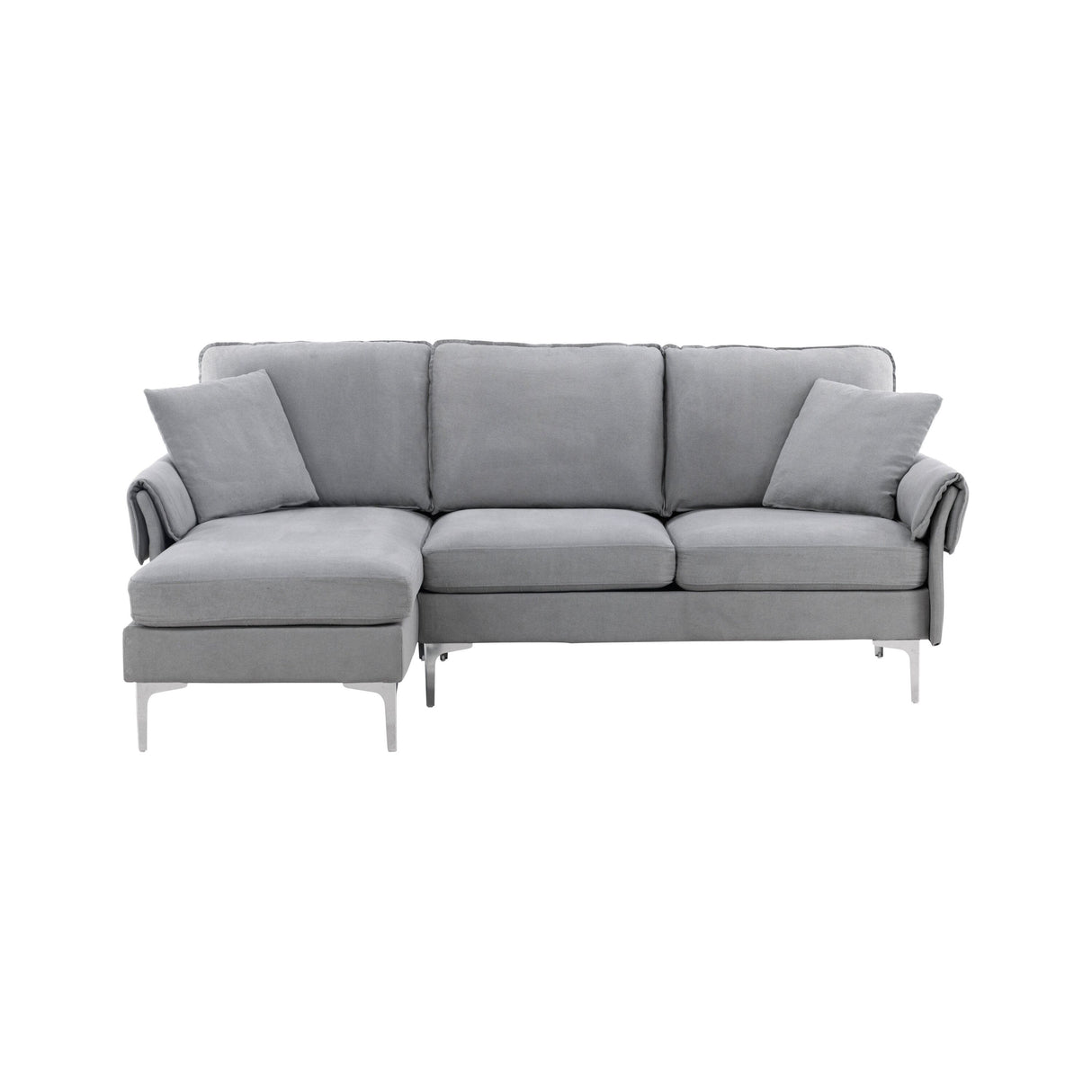 Toulouse 3-Sitzer Sofa - Grauer Stoff - ZEN ZONE Furniture