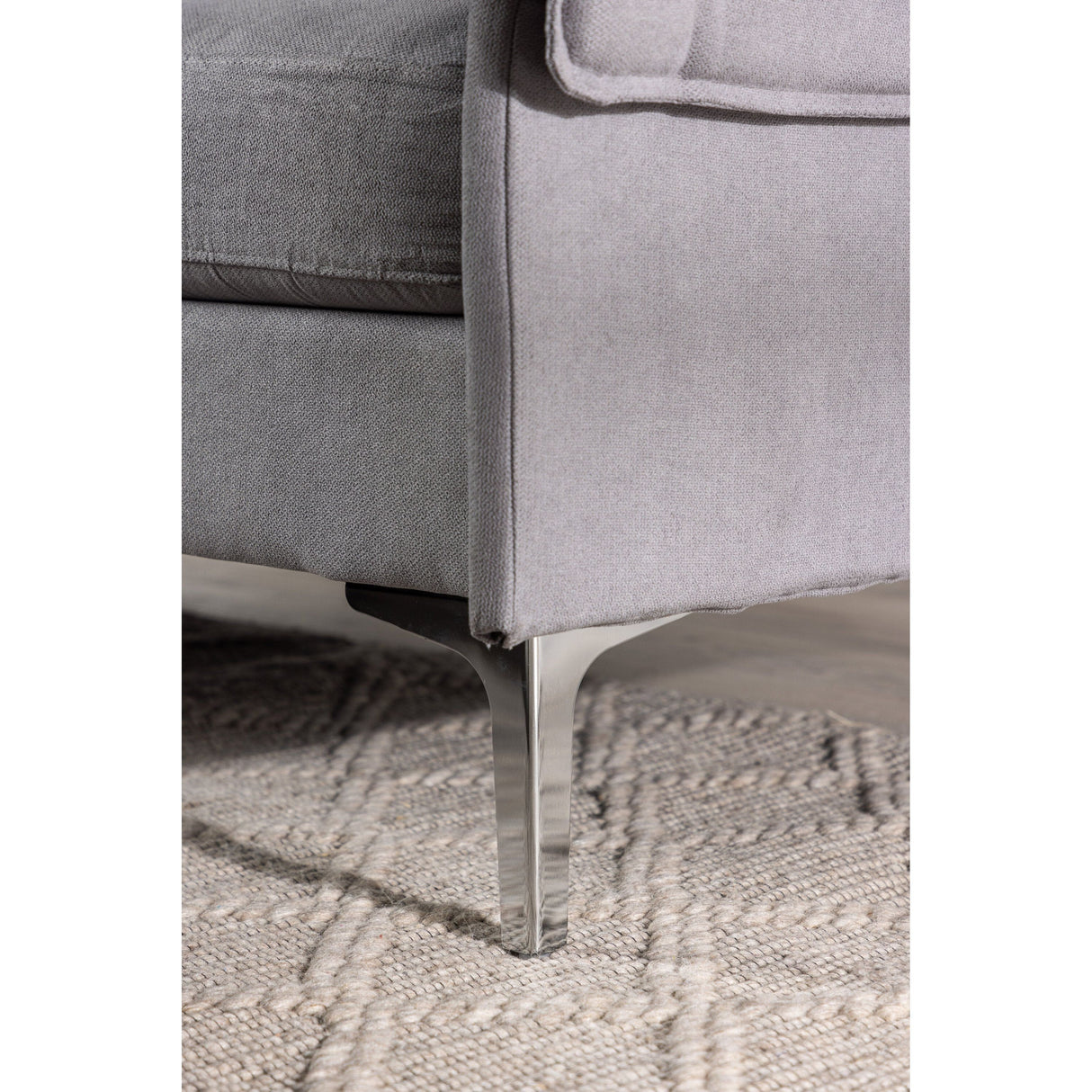 Toulouse 3-Sitzer Sofa - Grauer Stoff - ZEN ZONE Furniture