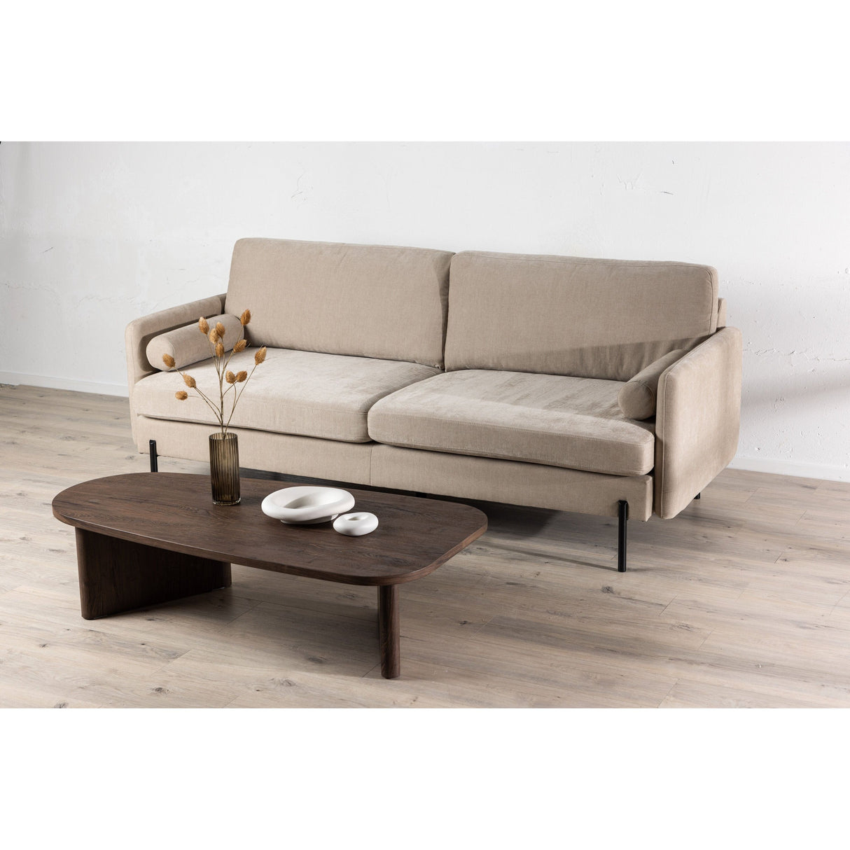 Antibes 3-Sitzer Sofa - Beige Stoff - ZEN ZONE Furniture