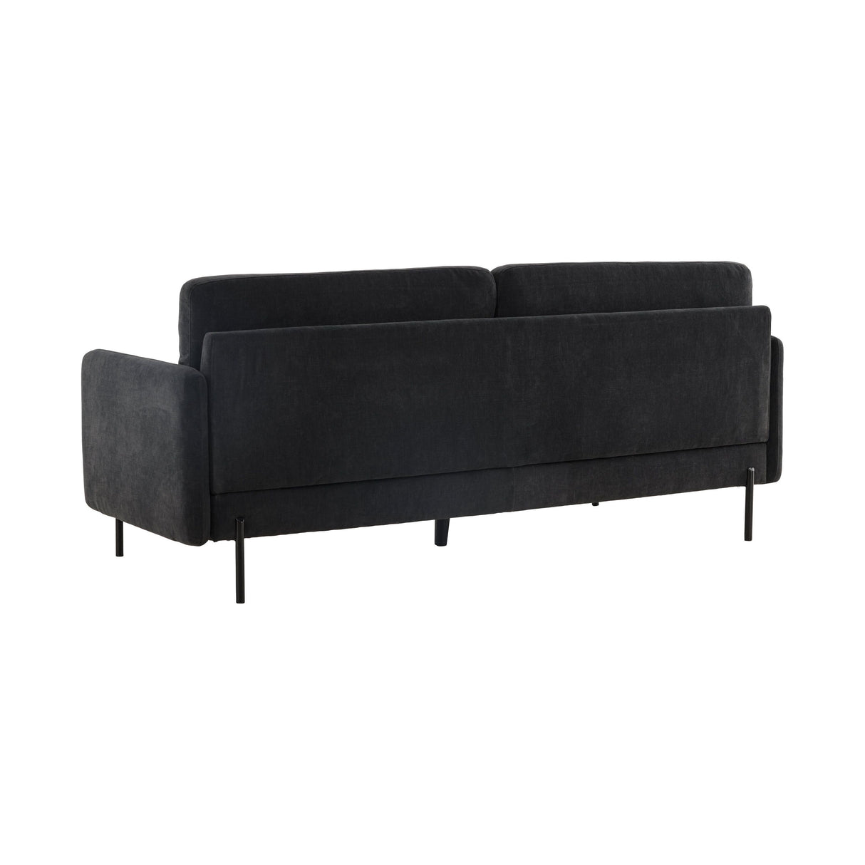 Antibes 3-Sitzer Sofa - Dunkelgrauer Veloursstoff - ZEN ZONE Furniture