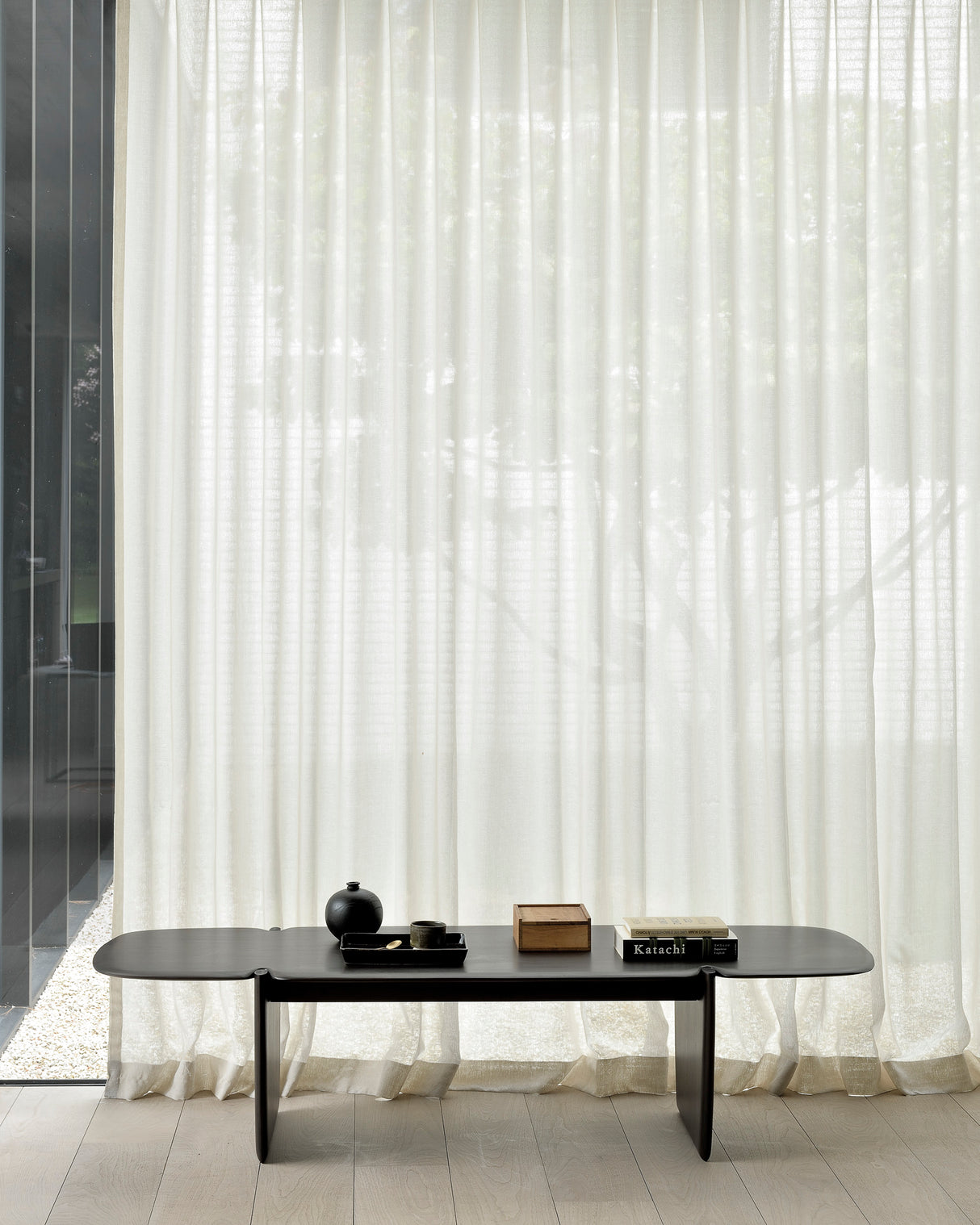 PI Couchtisch - lackiertes Mahagoni - dunkelbraun - rechteckig - ZEN ZONE