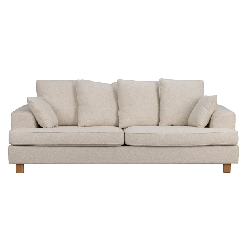 3-Sitzer-Sofa HARTSVILLE, Cayenne #102 lichtbeige, 231x108x85 cm