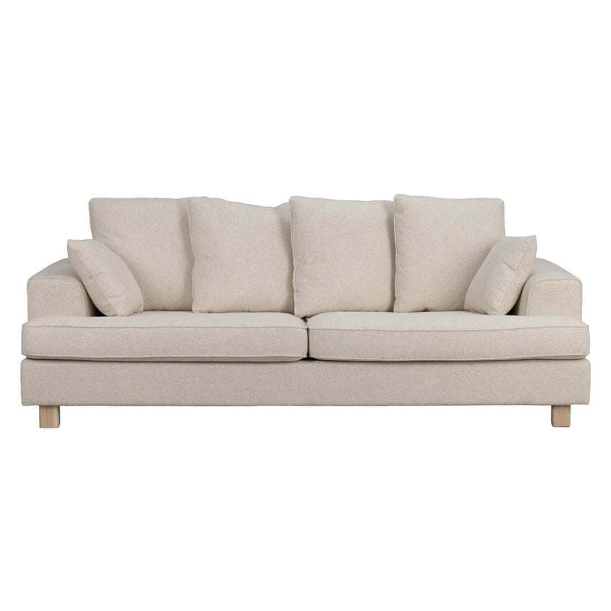 3-Sitzer-Sofa HARTSVILLE, Cayenne #102 lichtbeige, 231x108x85 cm