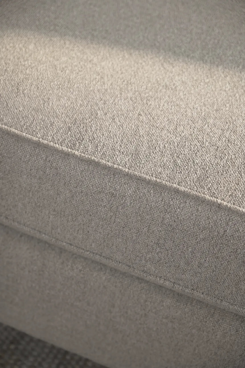 Pouf HARTSVILLE, Cayenne #102 beige clair, 100x80x46 cm