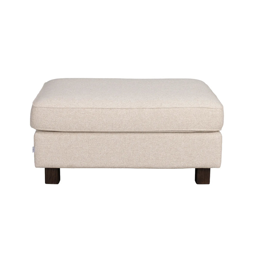 Pouf HARTSVILLE, Cayenne #102 beige clair, 100x80x46 cm