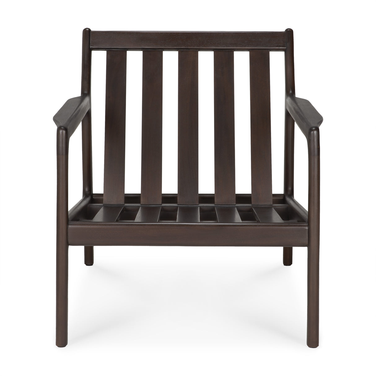 Jack Loungestuhlgestell - lackiertes Mahagoni - dunkelbraun - 69 x 87 x 74 cm - ZEN ZONE Furniture