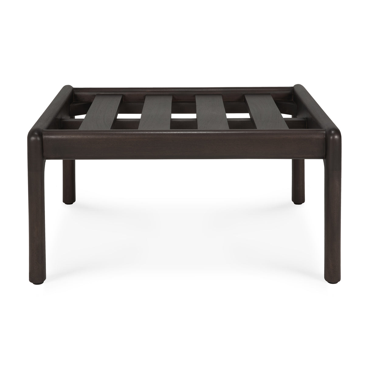 Jack Fußschemelgestell - lackiertes Mahagoni - dunkelbraun - 56 x 50 x 28 cm - ZEN ZONE Furniture