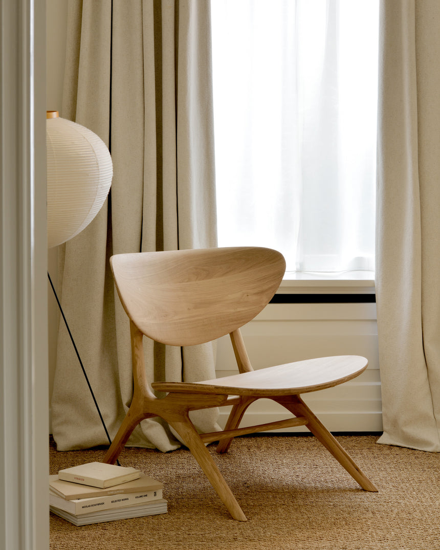 Eye Loungestuhl - Eiche - 74 x 77 x 73 cm - ZEN ZONE Furniture