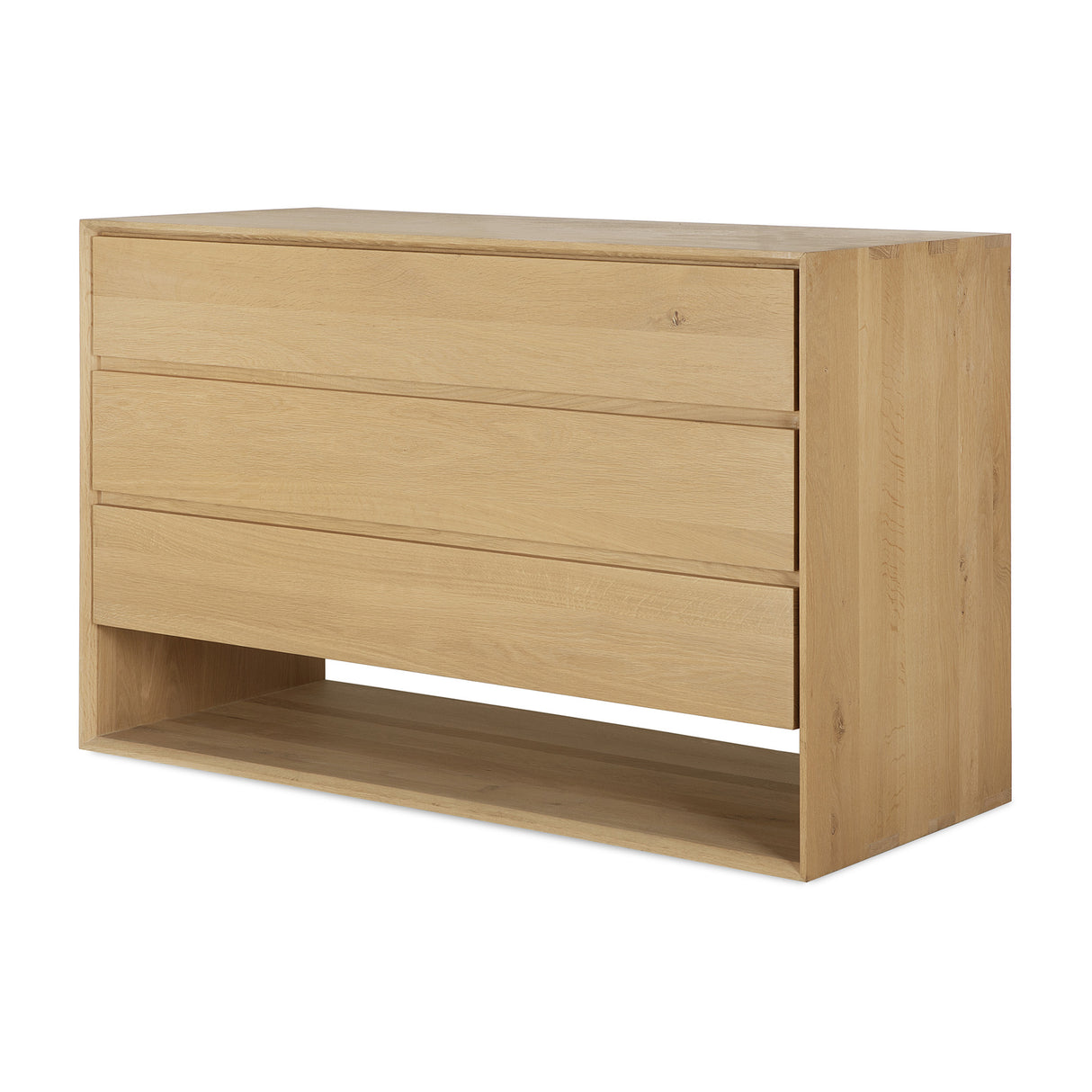Nordic Kommode - Eiche - 3 Schubladen - 130 x 56 x 83 cm - ZEN ZONE Furniture