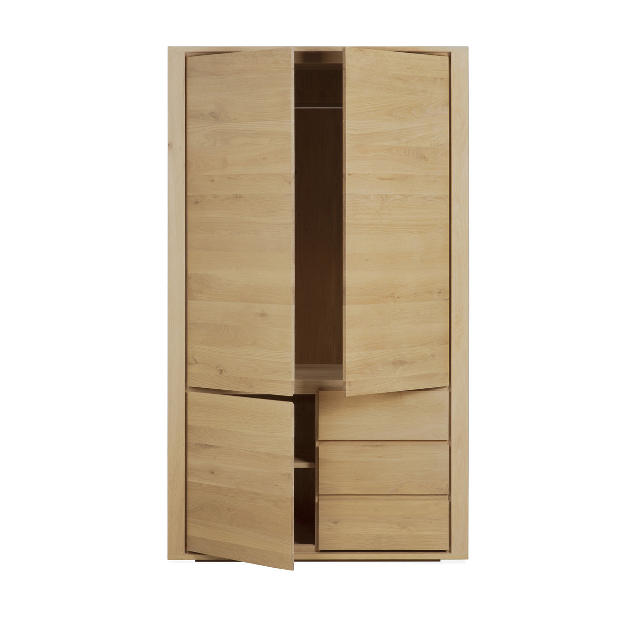 Shadow Kommode - Eiche - 3 Türen - 2 Schubladen - 115 x 60 x 200 cm - ZEN ZONE Furniture