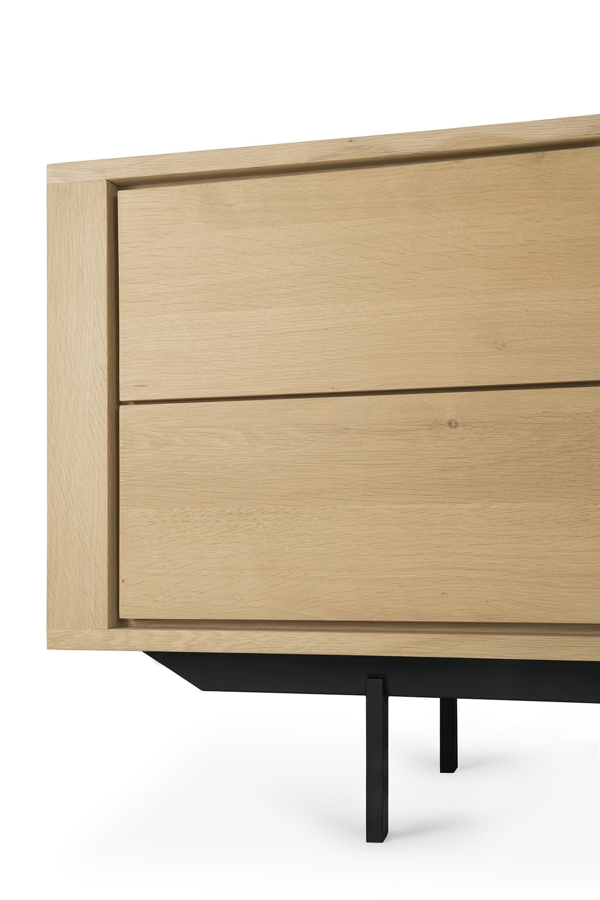 Shadow TV-Schrank - Eiche - 1 Tür - 1 Klapptür - 2 Schubladen - 180 x 45 x 63 cm - ZEN ZONE Furniture
