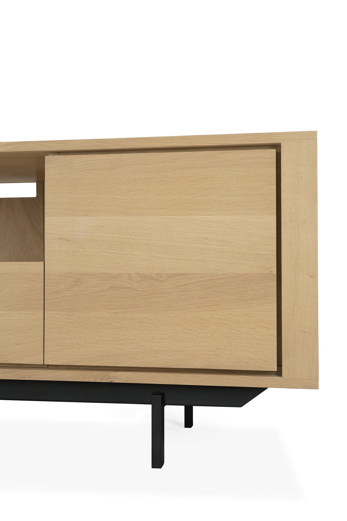 Shadow TV-Schrank - Eiche - 1 Tür - 1 Klapptür - 2 Schubladen - 180 x 45 x 63 cm - ZEN ZONE Furniture