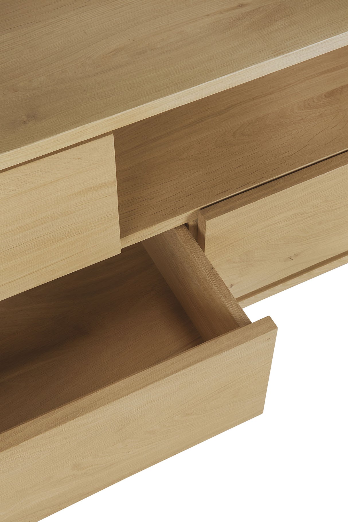 Shadow TV-Schrank - Eiche - 2 Türen - 1 Klapptür - 2 Schubladen - 224 x 45 x 63 cm - ZEN ZONE Furniture