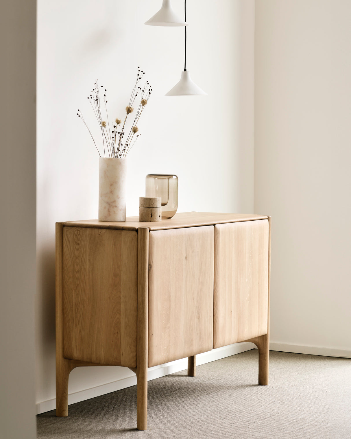 PI Sideboard - Eiche - 2 Türen - 119 x 45 x 83 cm - ZEN ZONE Furniture
