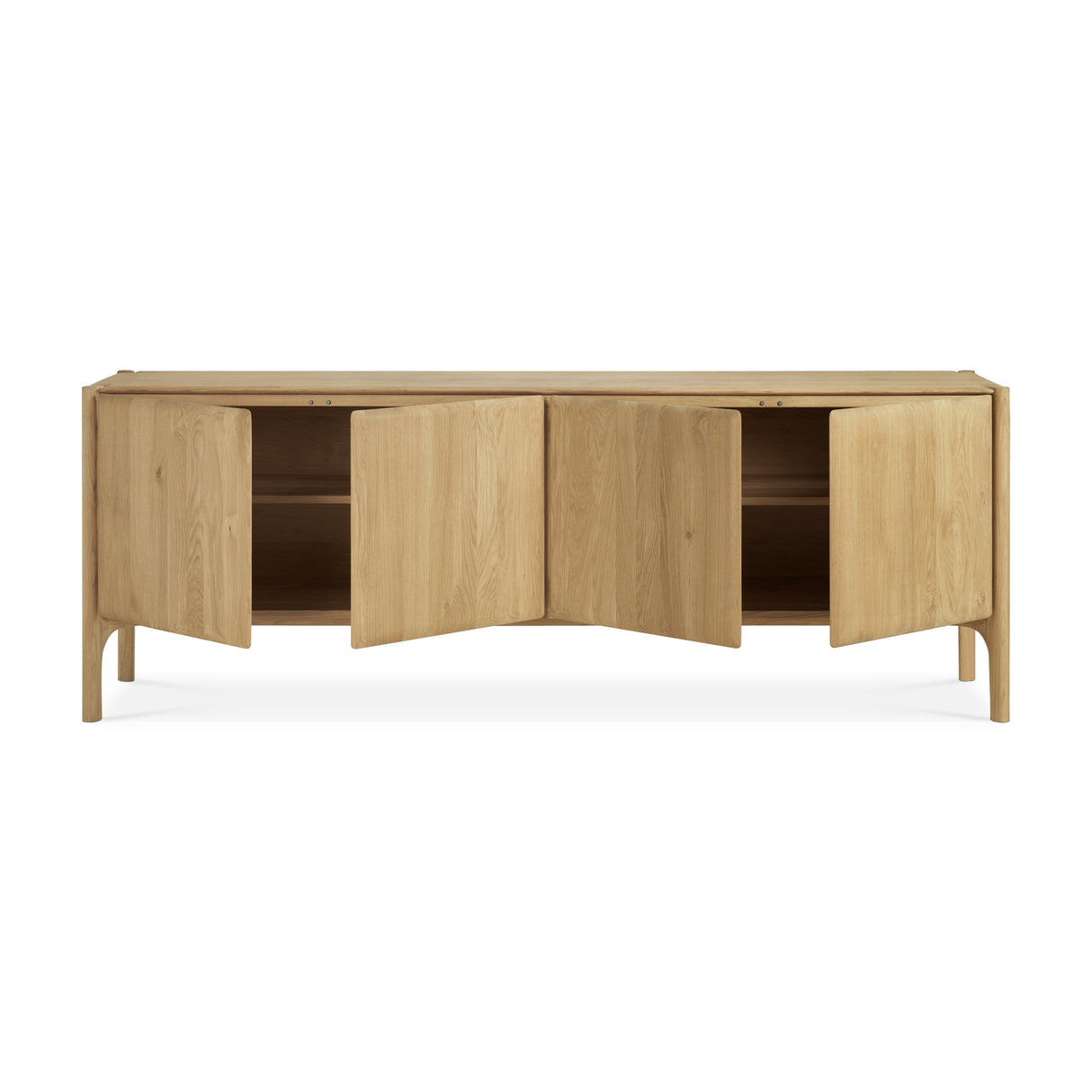 PI Sideboard - Eiche - 4 Türen - 230 x 45 x 83 cm - ZEN ZONE Furniture