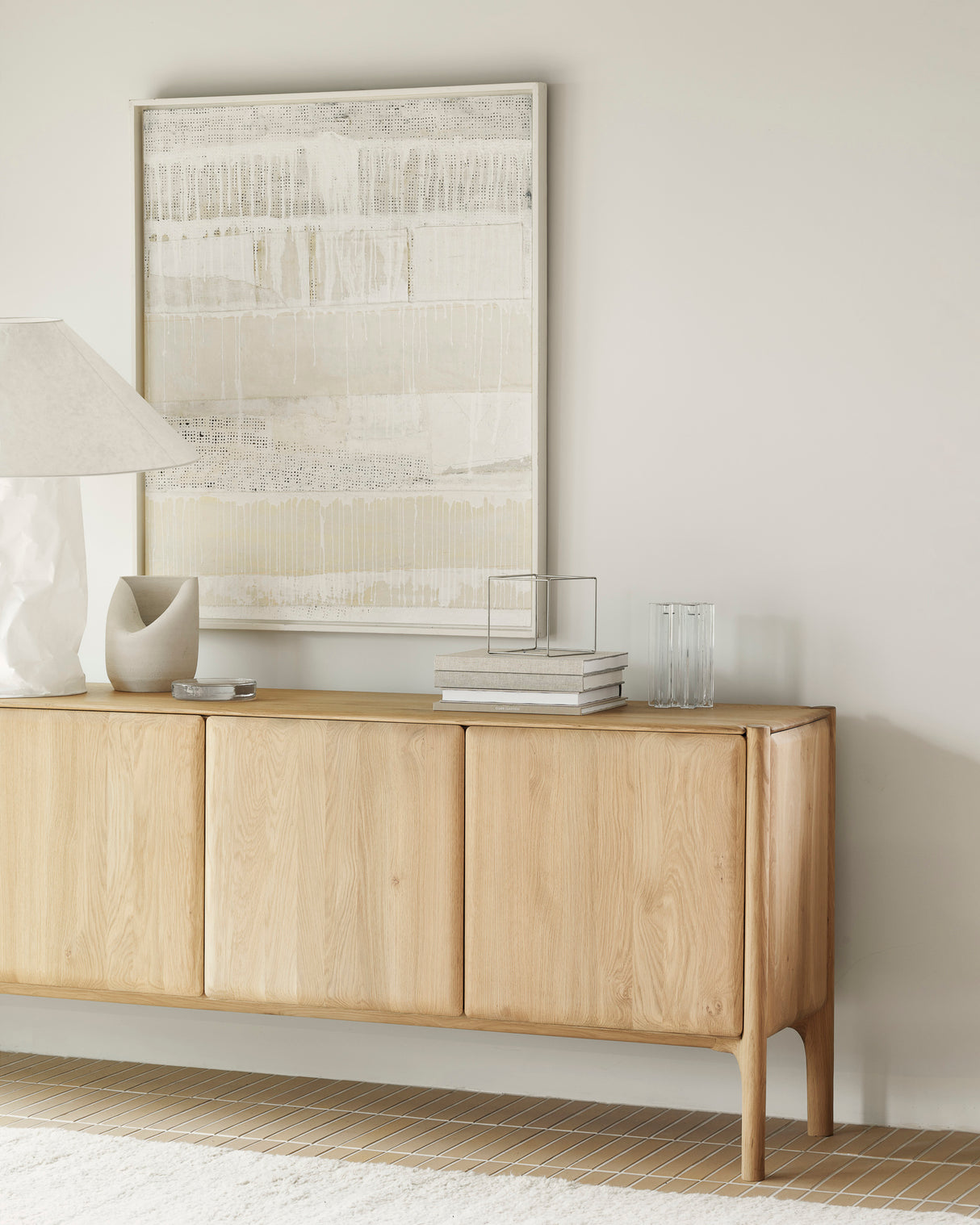 PI Sideboard - Eiche - 4 Türen - 230 x 45 x 83 cm - ZEN ZONE Furniture