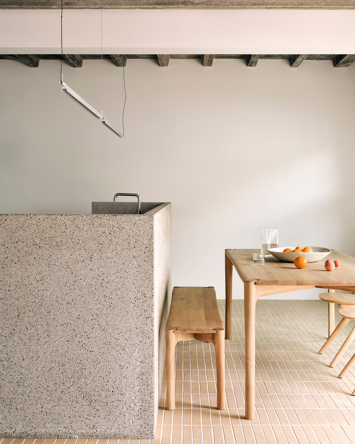 PI Sitzbank - Eiche - 186 x 35 x 46 cm - ZEN ZONE Furniture