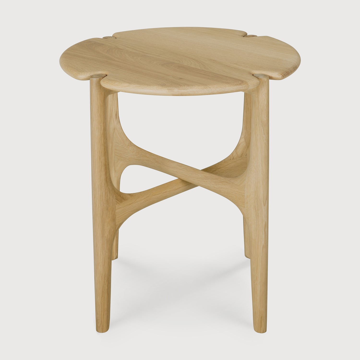 PI Beistelltisch - lackierte Eiche - rund - 47 x 47 x 50 cm - ZEN ZONE Furniture