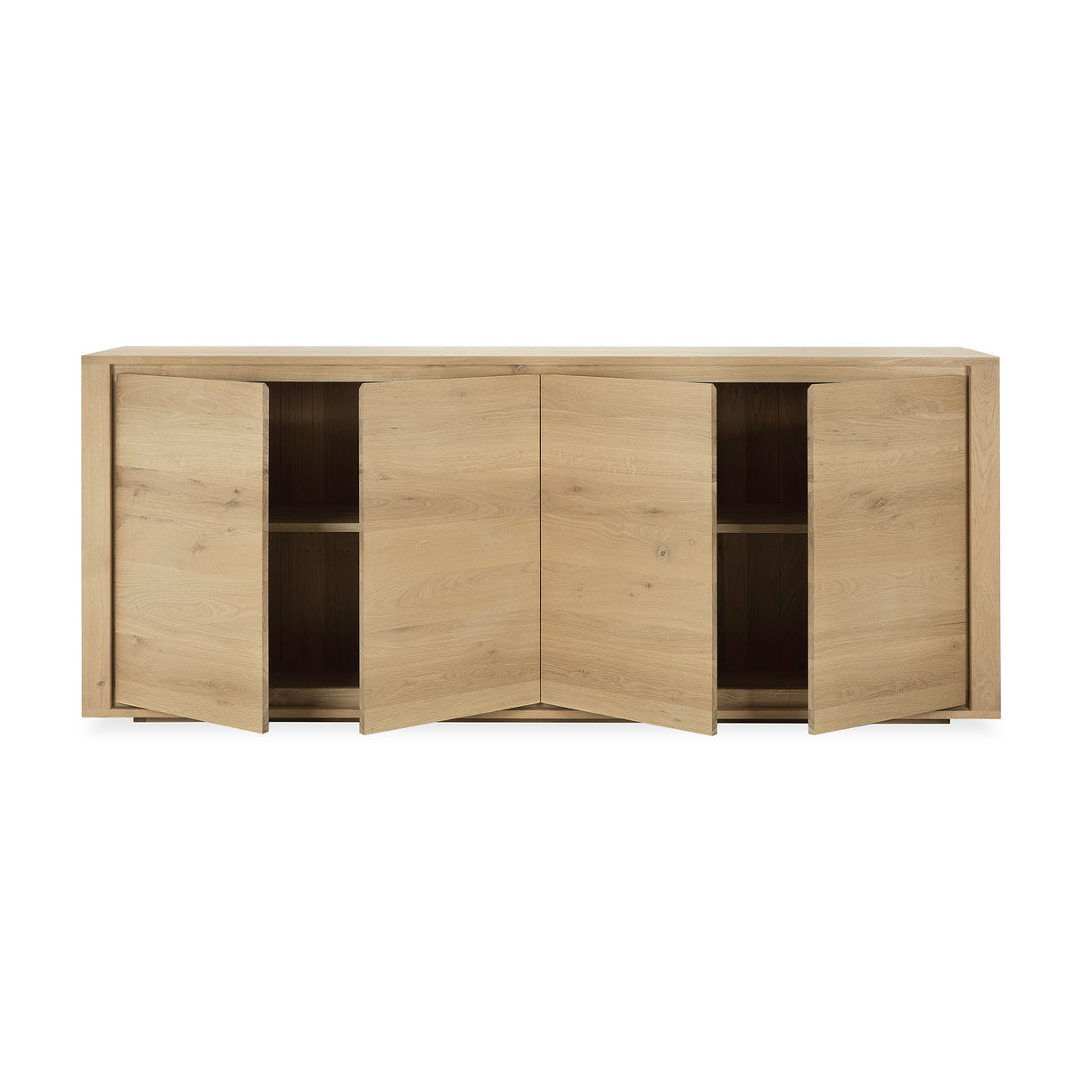 Shadow Sideboard - Eiche - 4 Türen - 203 x 45 x 84 cm - ZEN ZONE Furniture