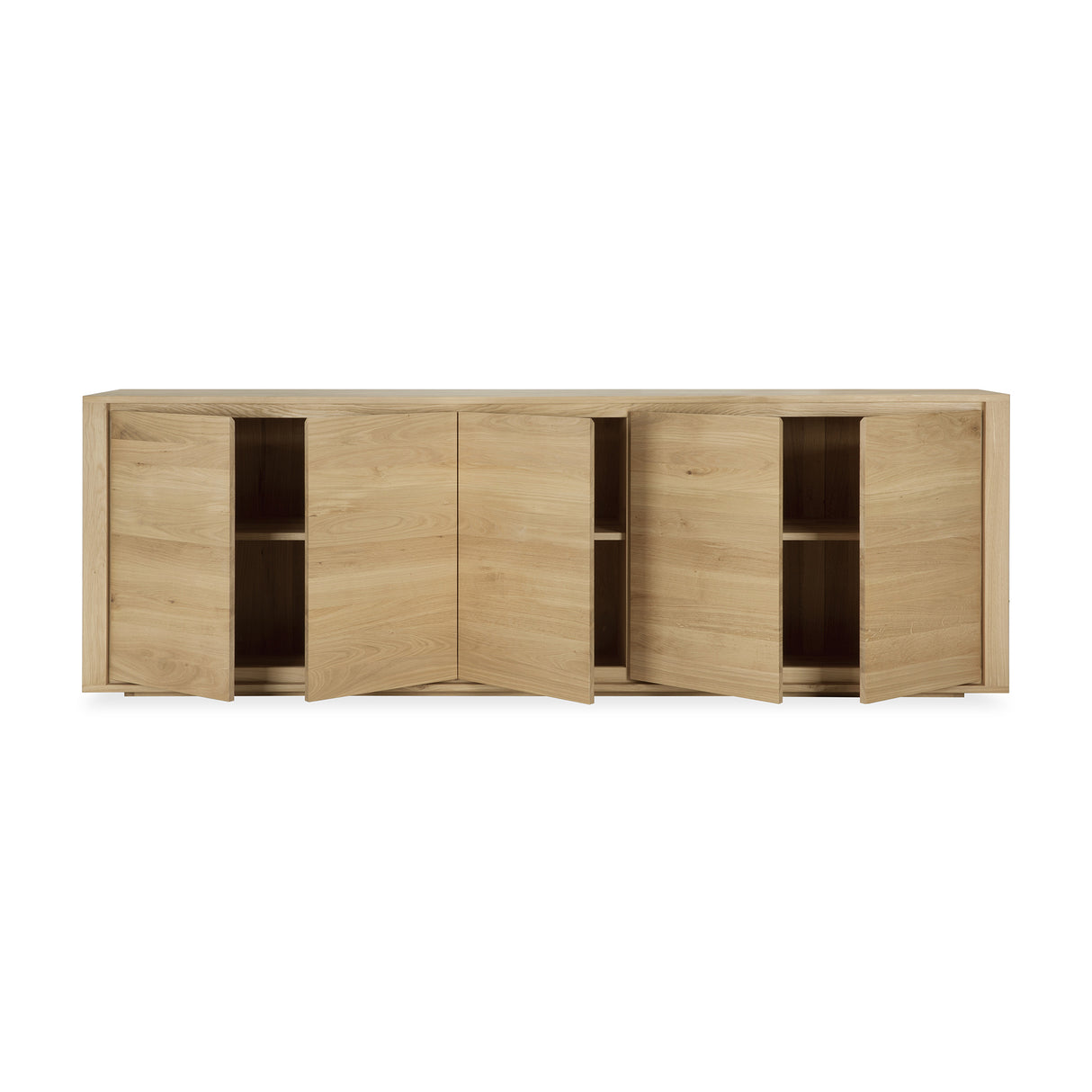 Shadow Sideboard - Eiche - 5 Türen - 250 x 45 x 84 cm - ZEN ZONE Furniture