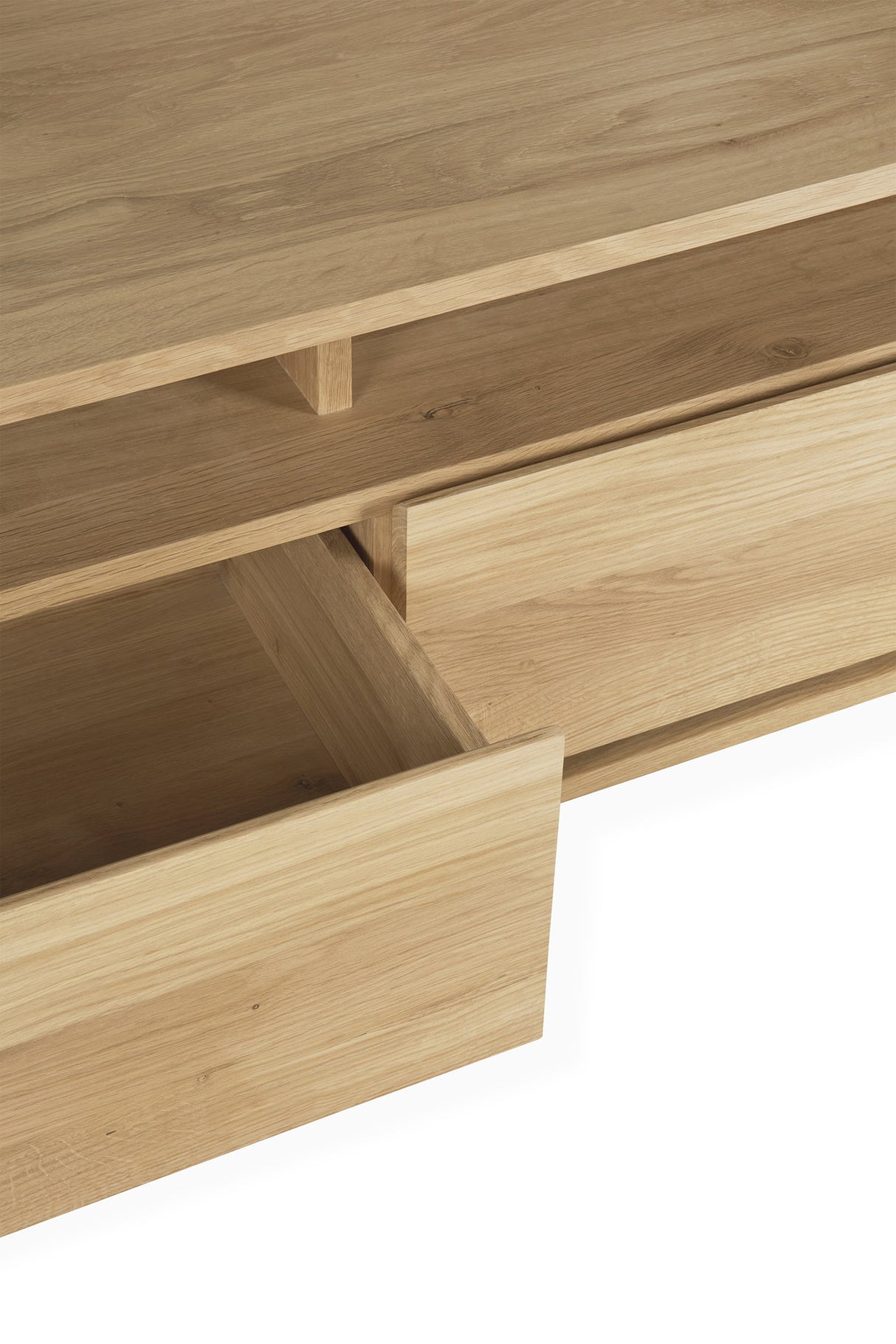 Shadow TV-Schrank - Eiche - 2 Schubladen - 140 x 46 x 42 cm - ZEN ZONE Furniture