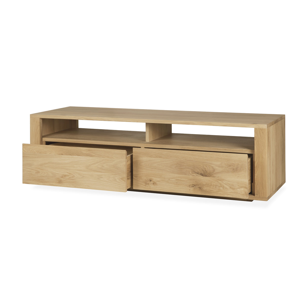 Shadow TV-Schrank - Eiche - 2 Schubladen - 140 x 46 x 42 cm - ZEN ZONE Furniture