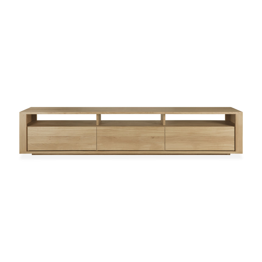 Shadow TV-Schrank - Eiche - 3 Schubladen - 210 x 46 x 42 cm - ZEN ZONE Furniture