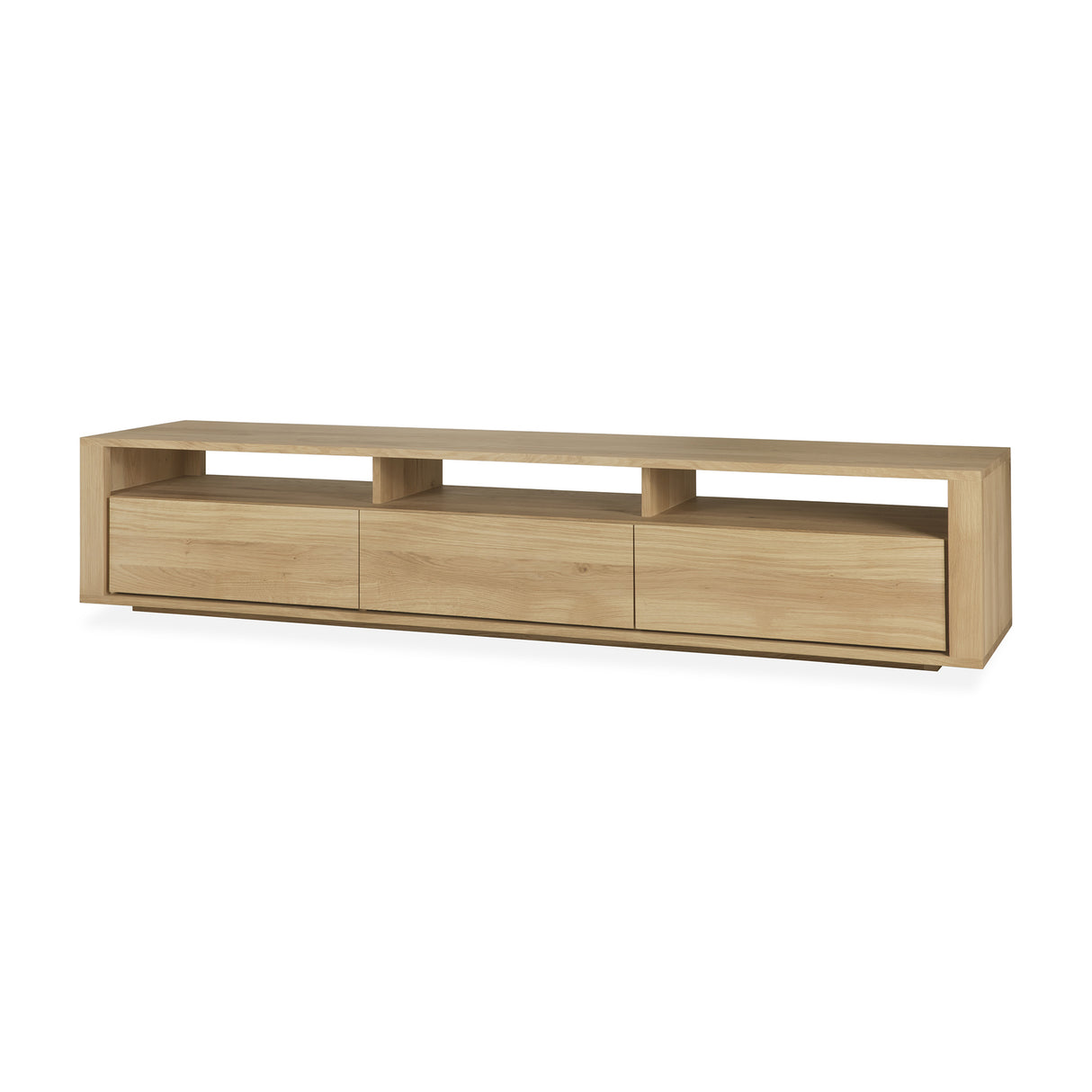 Shadow TV-Schrank - Eiche - 3 Schubladen - 210 x 46 x 42 cm - ZEN ZONE Furniture