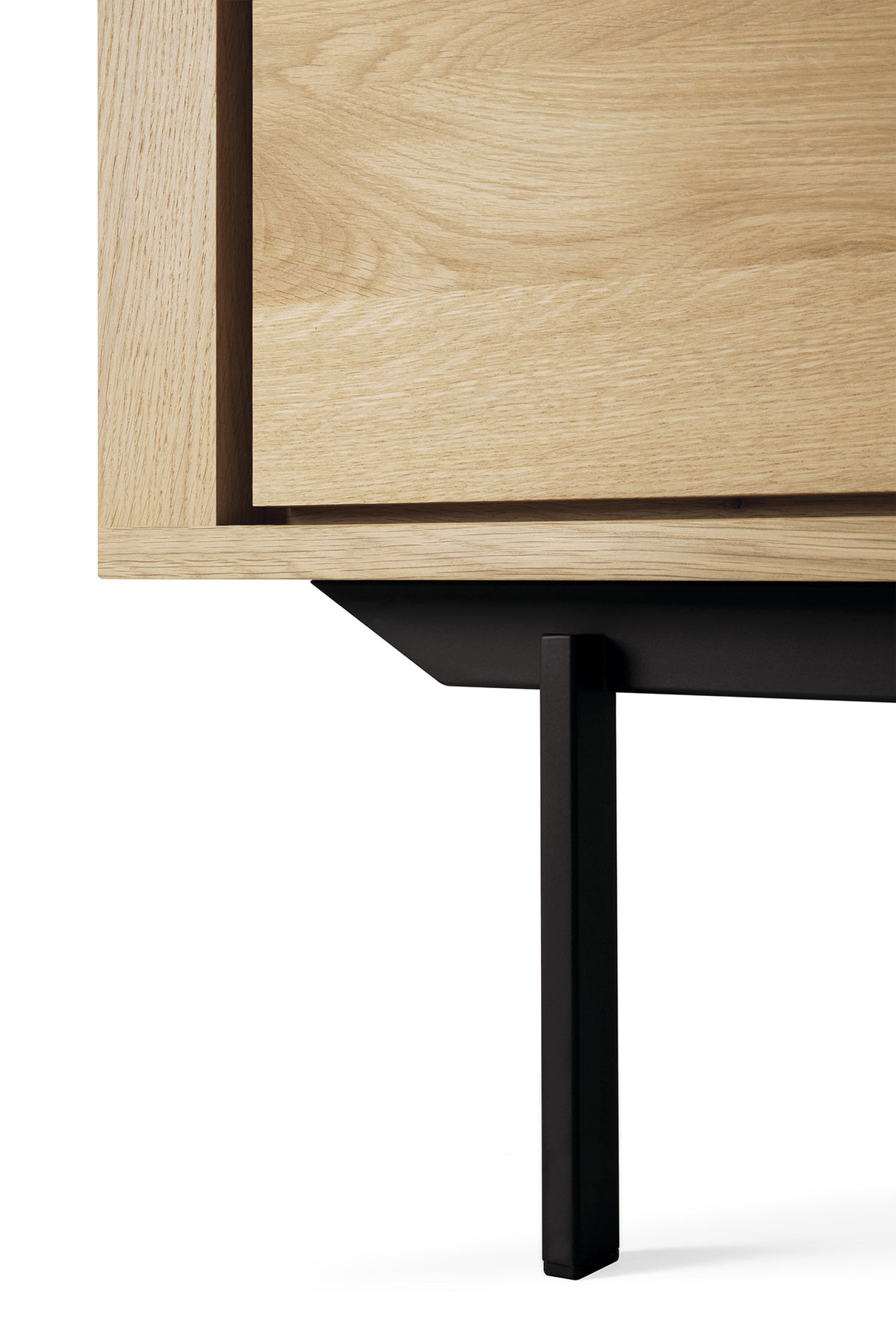 Shadow Sideboard - Eiche - 1 Tür - 3 Schubladen - 134 x 45 x 80 cm - ZEN ZONE Furniture