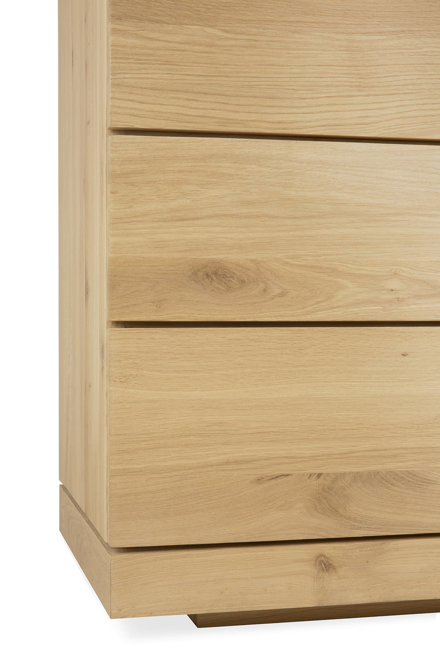 Burger Kommode - Eiche - 4 Schubladen - 100 x 50 x 90 cm - ZEN ZONE Furniture