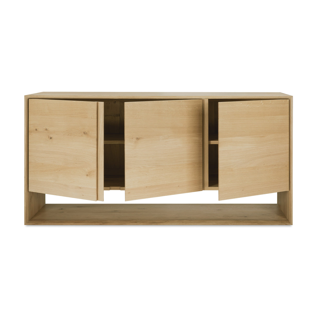 Nordic Sideboard - Eiche - 3 Türen - 158 x 45 x 78 cm - ZEN ZONE Furniture
