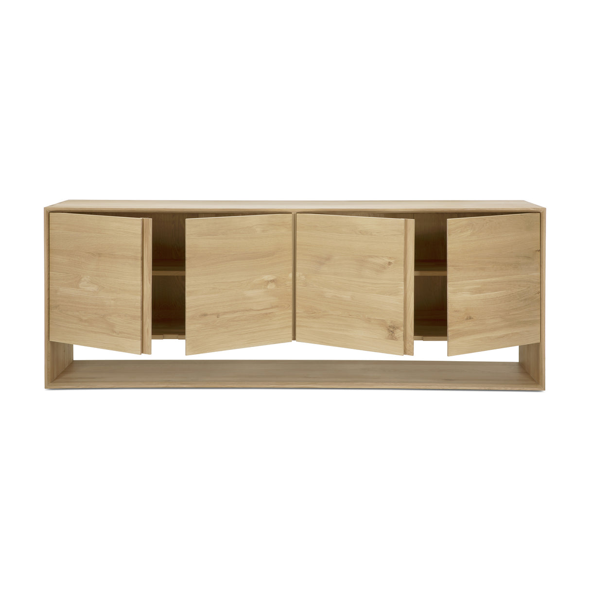 Nordic Sideboard - Eiche - 4 Türen - 210 x 45 x 78 cm - ZEN ZONE Furniture