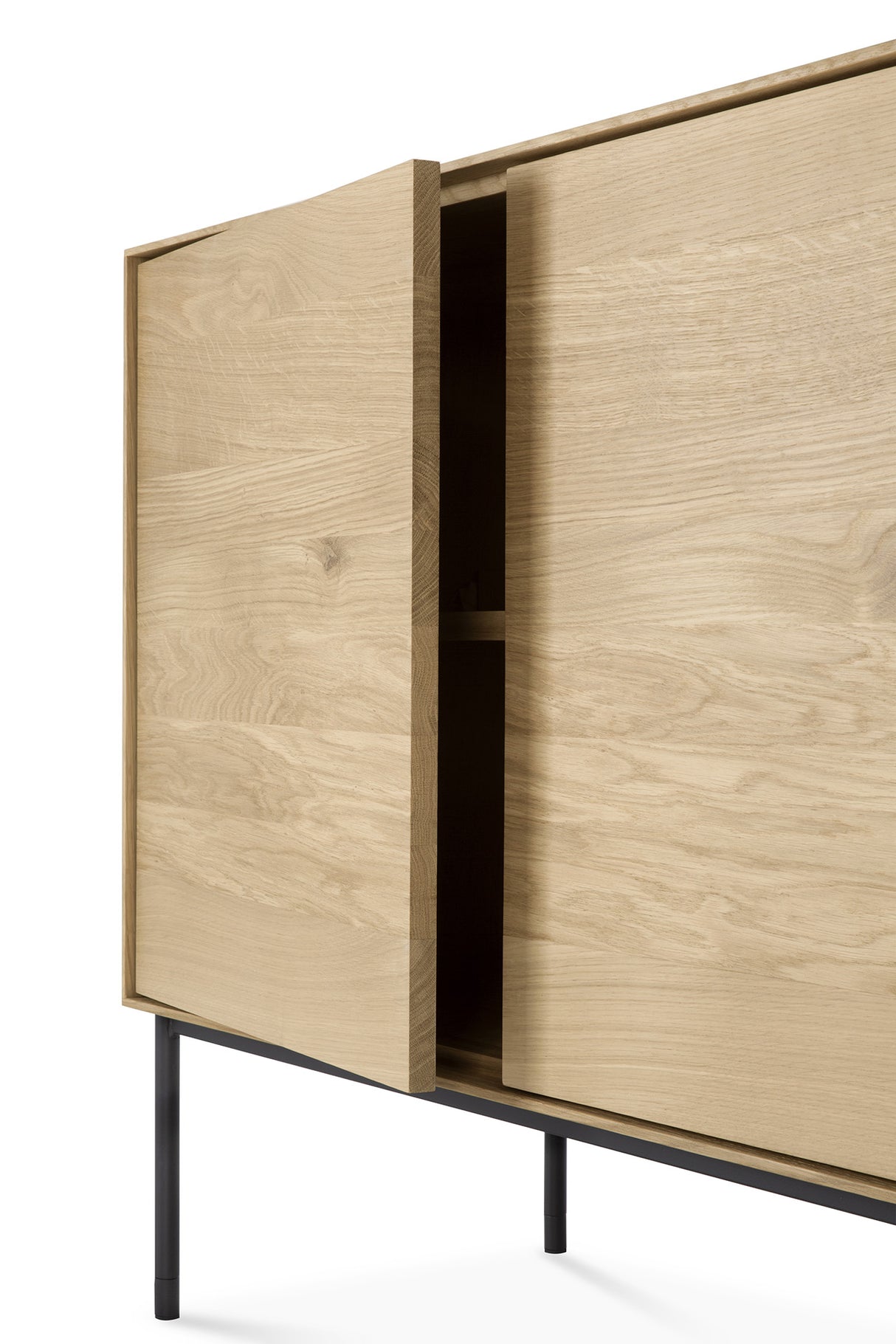 Whitebird Sideboard - lackierte Eiche - 3 Türen - 150 x 45 x 85 cm - ZEN ZONE Furniture