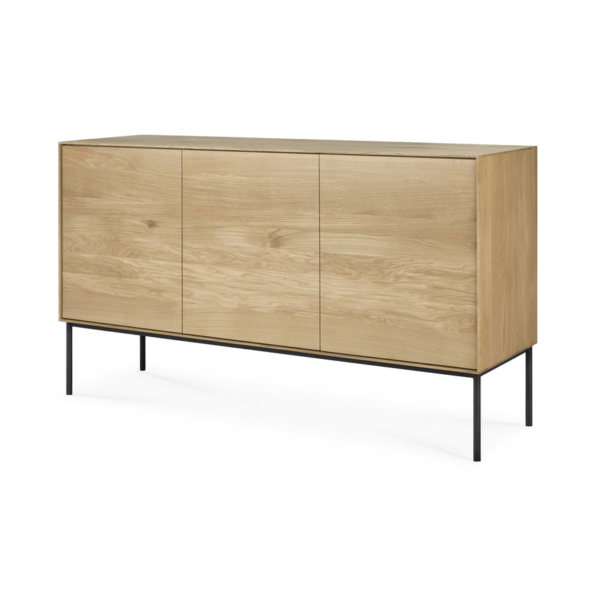 Whitebird Sideboard - lackierte Eiche - 3 Türen - 150 x 45 x 85 cm - ZEN ZONE Furniture