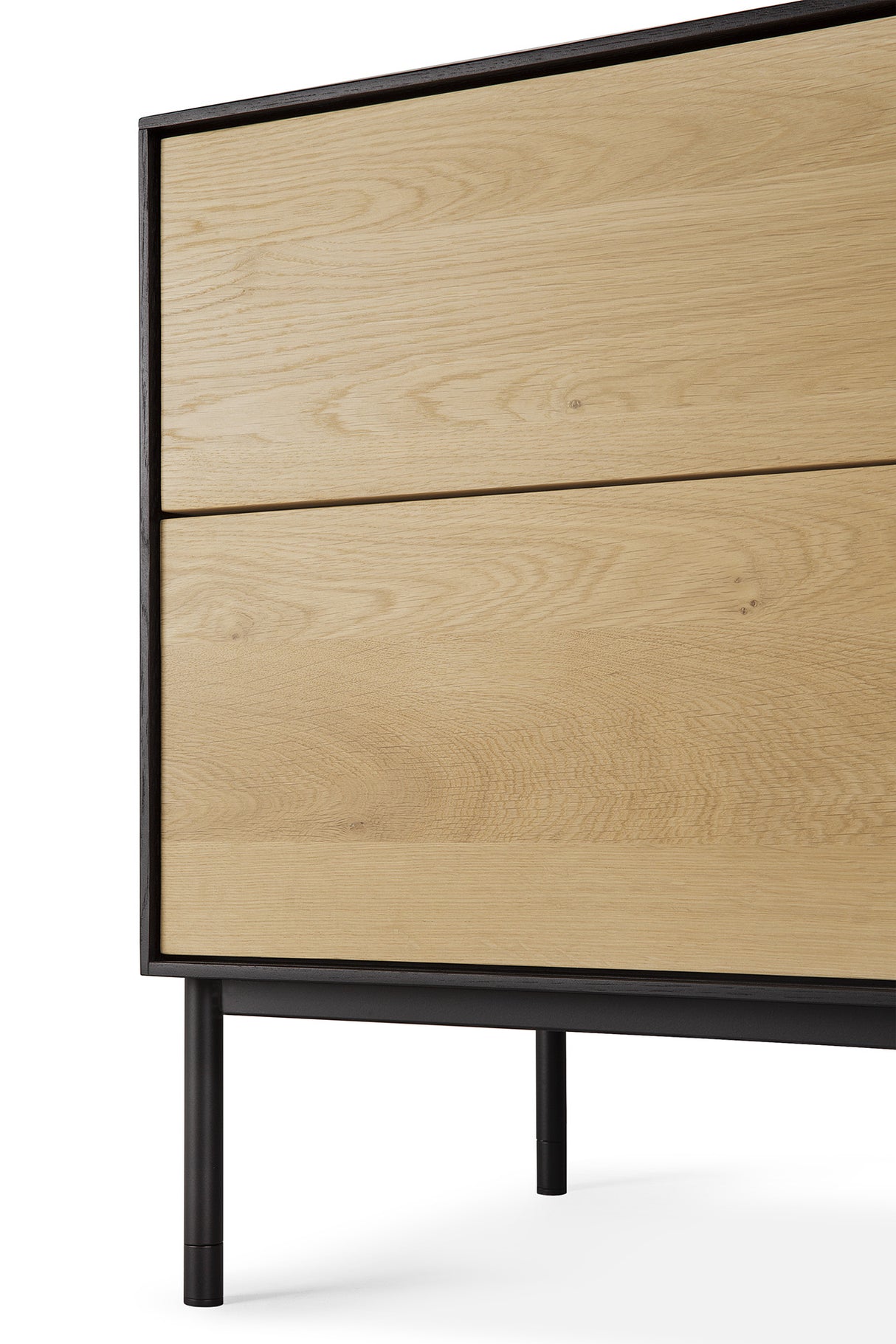 Blackbird TV-Schrank - lackierte Eiche - 1 Tür - 1 Klapptür - 2 Schubladen - 180 x 45 x 61 cm - ZEN ZONE Furniture