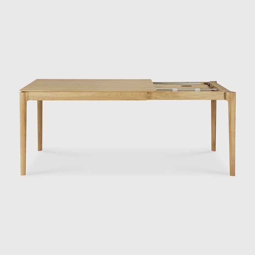 Bok ausziehbarer Esstisch - Eiche - rechteckig - 120/180 x 90 x 76 cm - ZEN ZONE Furniture