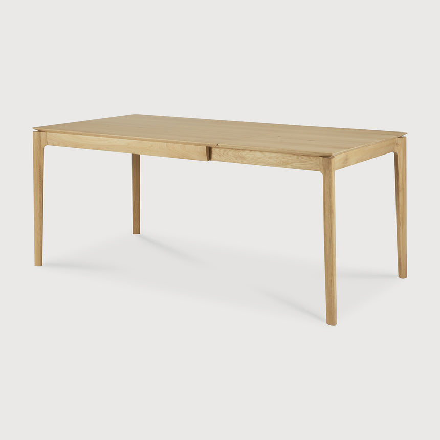 Bok ausziehbarer Esstisch - Eiche - rechteckig - 120/180 x 90 x 76 cm - ZEN ZONE Furniture
