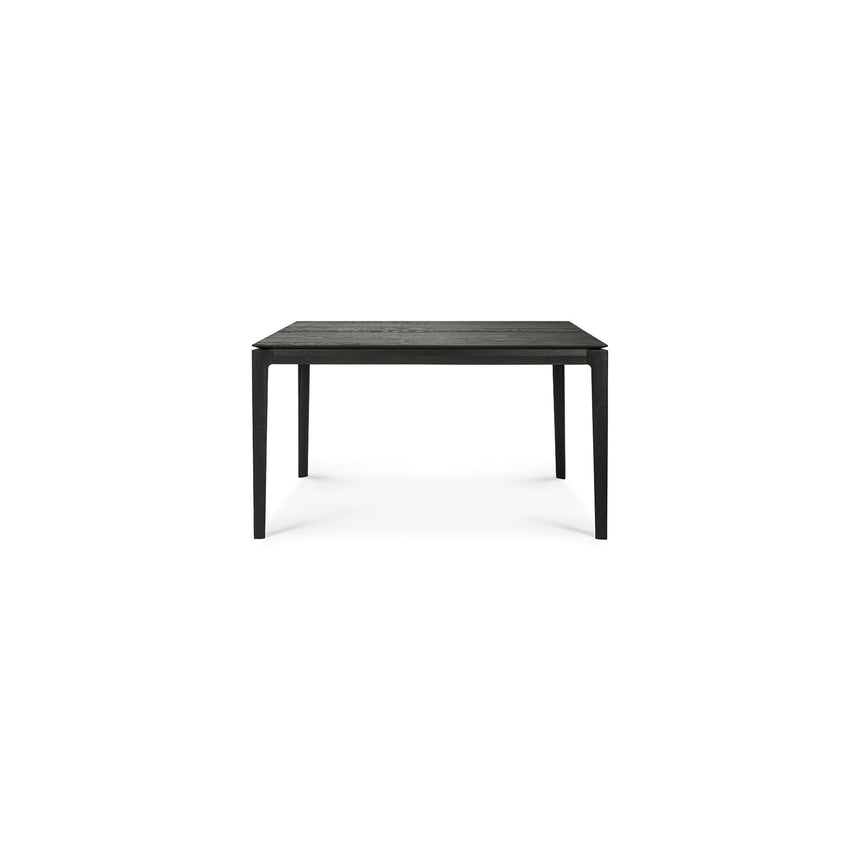 Bok ausziehbarer Esstisch - lackierte Eiche - schwarz - rechteckig - 140/220 x 90 x 76 cm - ZEN ZONE