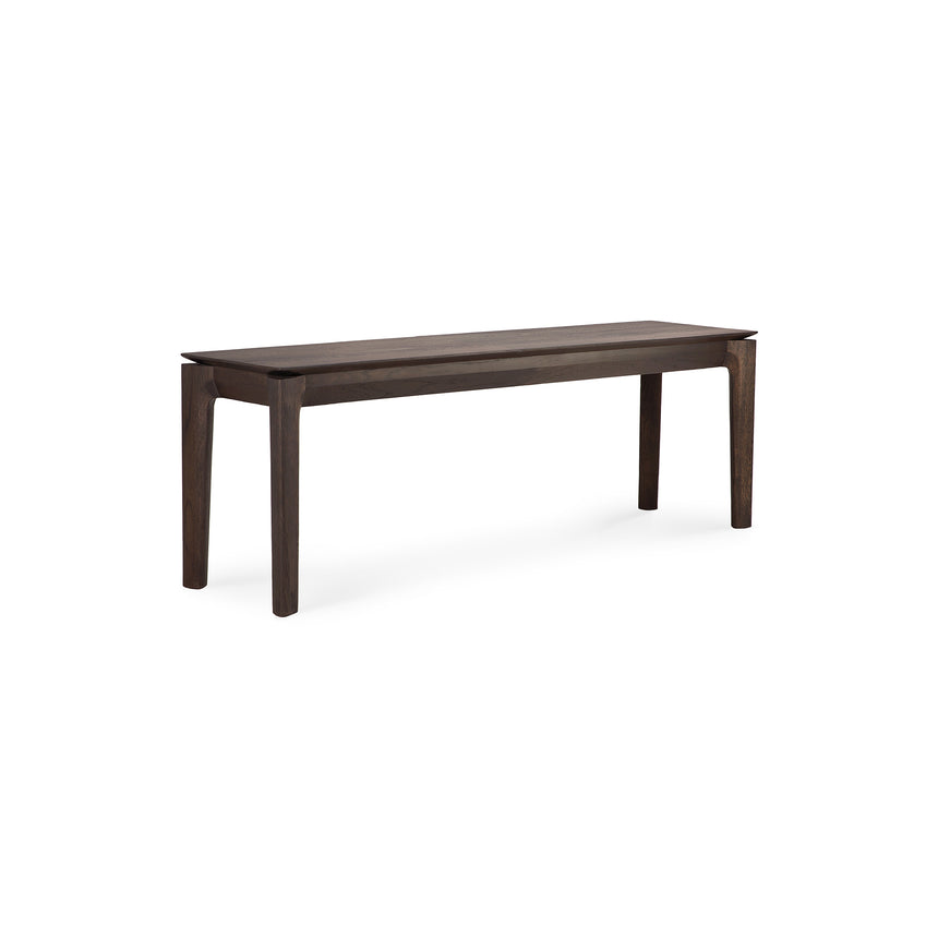 Bok Sitzbank - lackierte Eiche - braun - 126 x 35 x 46 cm - ZEN ZONE Furniture