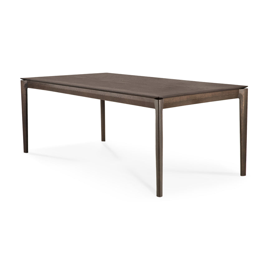 Bok Esstisch - lackierte Eiche - braun - rechteckig - 180 x 90 x 76 cm - ZEN ZONE
