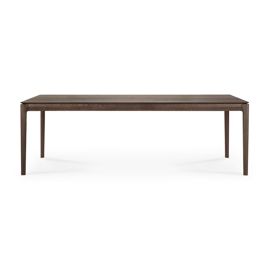 Bok Esstisch - lackierte Eiche - braun - rechteckig - 240 x 100 x 76 cm - ZEN ZONE