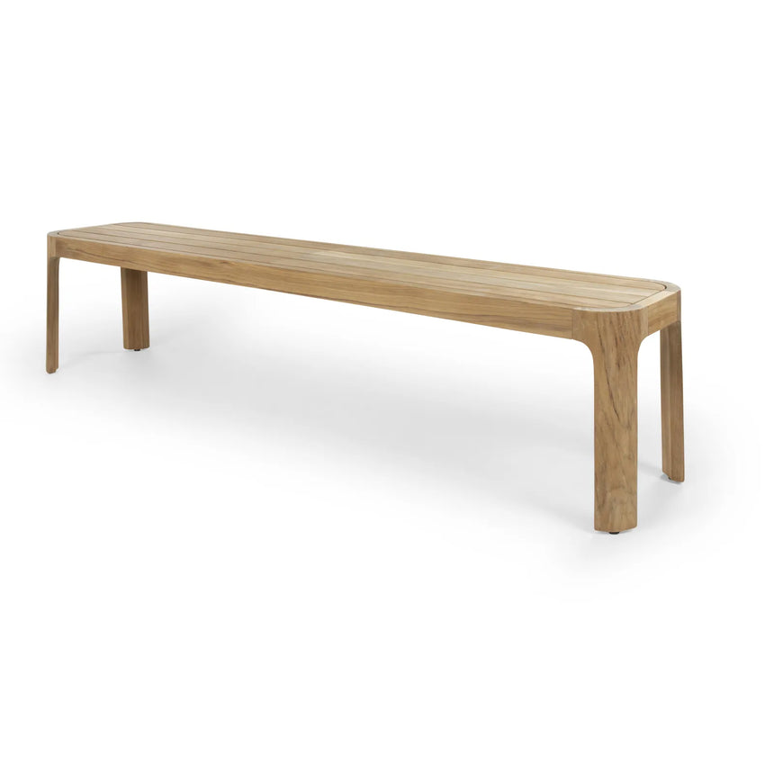Gartenbank Positano aus Naturteak - ZEN ZONE Furniture